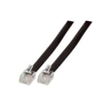 EFB - Modularkabel RJ12 (6/6) / RJ12 (6/6) schwarz,5 Meter