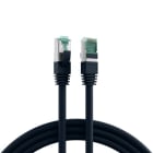 EFB - RJ45 Patchkabel Cat.6A S/FTP LSZH schwarz 5m