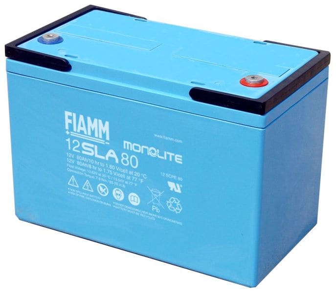 HÜCKMANN - Bleiakku 12V 80Ah 12SLA80L