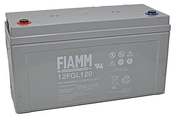 HÜCKMANN - Bleiakku 12V 120Ah 12FGL120