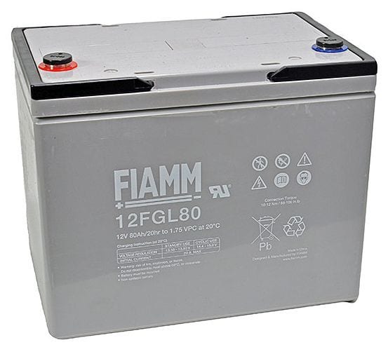 HÜCKMANN - Bleiakku 12V 80Ah 12FGL80