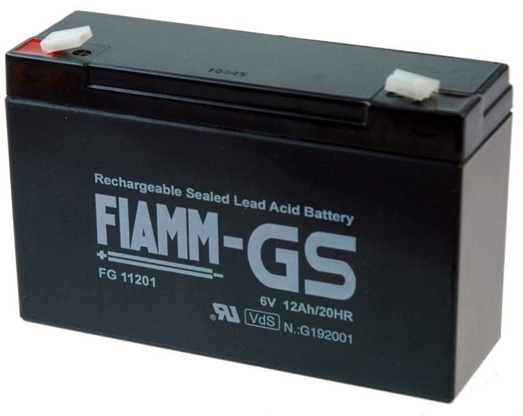 HÜCKMANN - Bleiakku 6V 12Ah FG11201