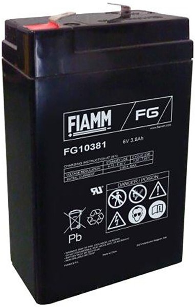 HÜCKMANN - Bleiakku 6V 3,8Ah FG10381