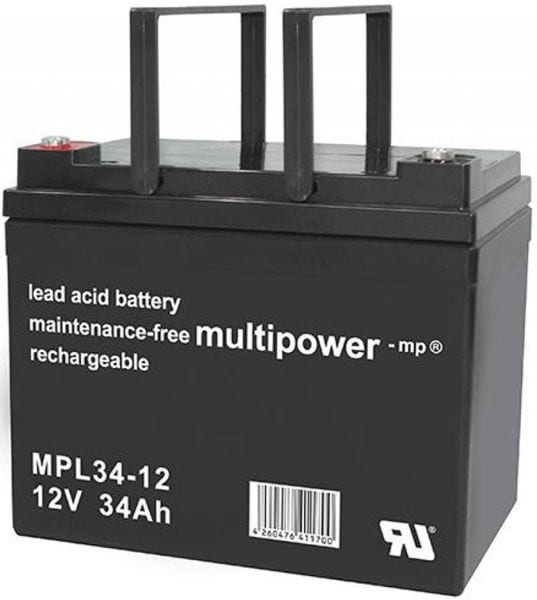HÜCKMANN - Bleiakku 12V 34Ah MPL34-12