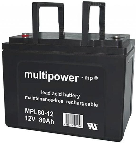 HÜCKMANN - Bleiakku 12V 80Ah MPL80-12