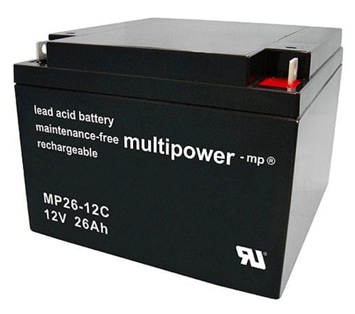HÜCKMANN - Bleiakku 12V 26Ah MP26-12C