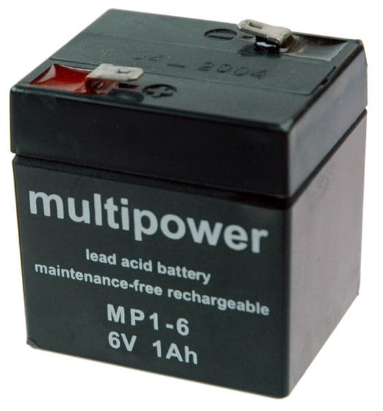 HÜCKMANN - Bleiakku 6V 1Ah MP1-6
