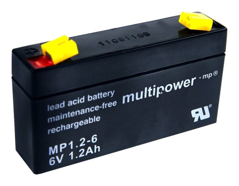 HÜCKMANN - Bleiakku 6V 1,2Ah MP1,2-6
