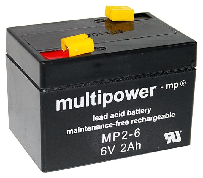 HÜCKMANN - Bleiakku 6V 2Ah MP2-6