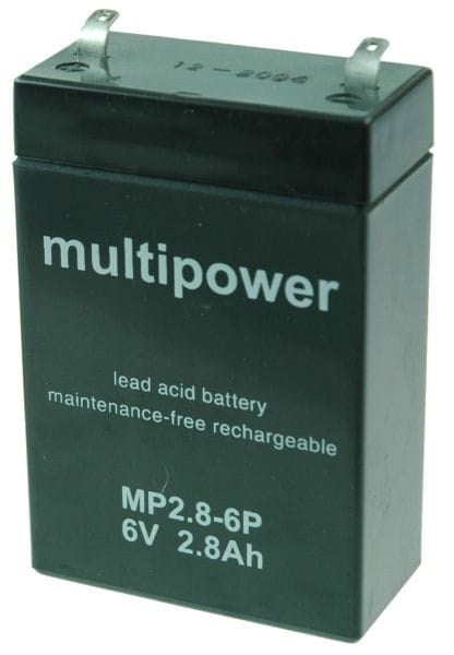 HÜCKMANN - Bleiakku 6V 2,8Ah MP2,8-6P
