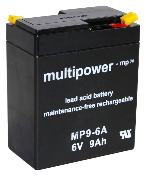 HÜCKMANN - Bleiakku 6V 9Ah MP9-6A