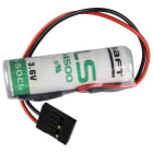 HÜCKMANN - Batterie Lithium 3,6V Mignon AA 2600mAh 5-poliger Universalstecker SAFT