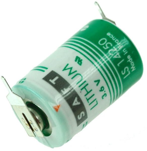 HÜCKMANN - Batterie Lithium 3,6V 1/2 AA LS14250 pin +/- Saft