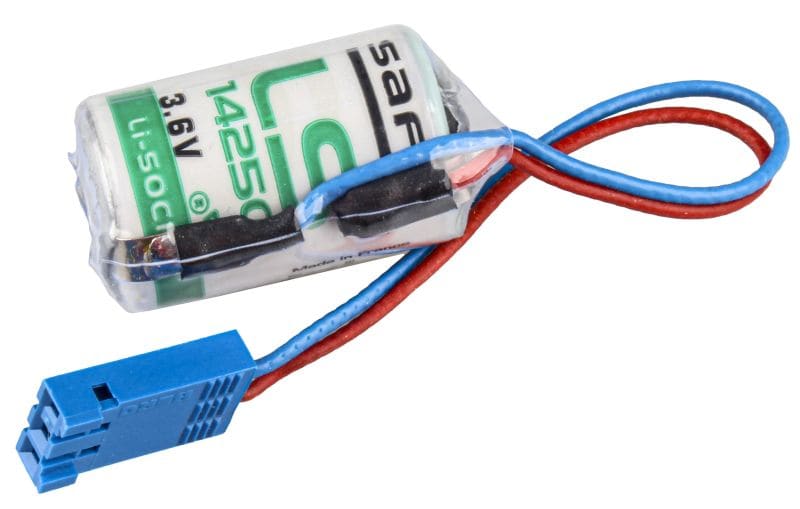 HÜCKMANN - Batterie Lithium 3,6V 1/2 AA 1200mAh DUBOX-FCI 65240-003-3P-2POLE-R85/B100 SAFT