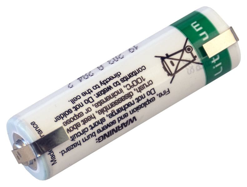 HÜCKMANN - Batterie Lithium 3,6V Mignon AA LS14500 LF U-Form Saft