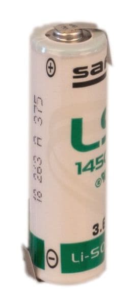HÜCKMANN - Batterie Lithium 3,6V Mignon AA LS14500 LF Z-Form Saft