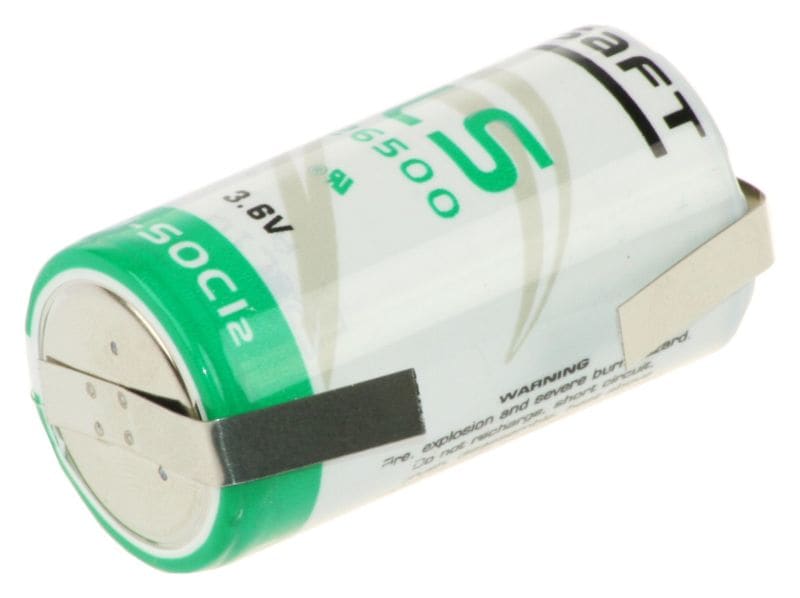HÜCKMANN - Batterie Lithium 3,6V Baby C LS26500 LF U-Form Saft