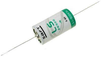 HÜCKMANN - Batterie Lithium 3,6V Baby C LS26500 Axialdraht Saft
