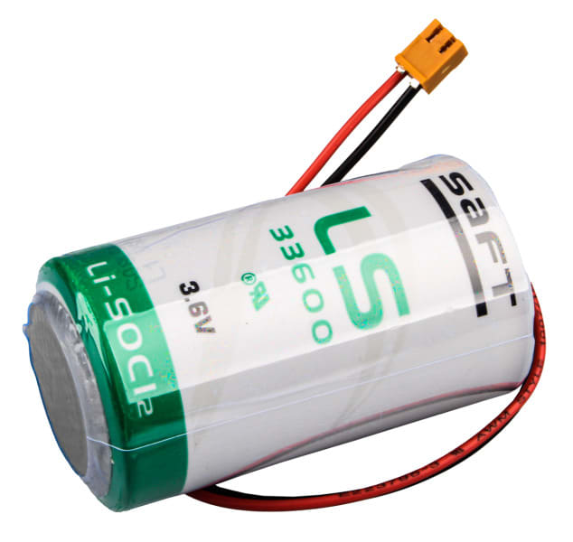 HÜCKMANN - Batterie Lithium 3,6V Mono D LS33600 JAE-IL-G-2S-S3C2-SA-INVERS Saft
