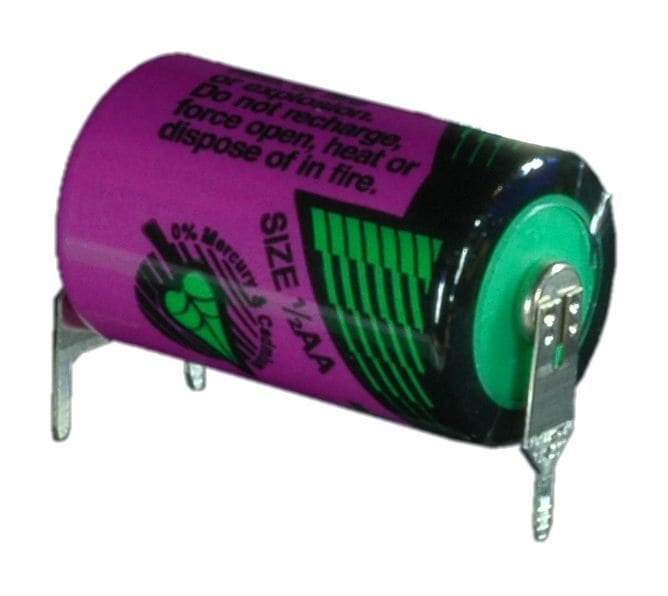 HÜCKMANN - Batterie Lithium 3,6V 1/2 AA 1200mAh SL350 Print 1/2 Tadiran