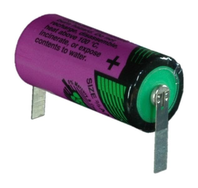 HÜCKMANN - Batterie Lithium 3,6V 2/3 AA 1500mAh Lötfahne U-Form Tadiran