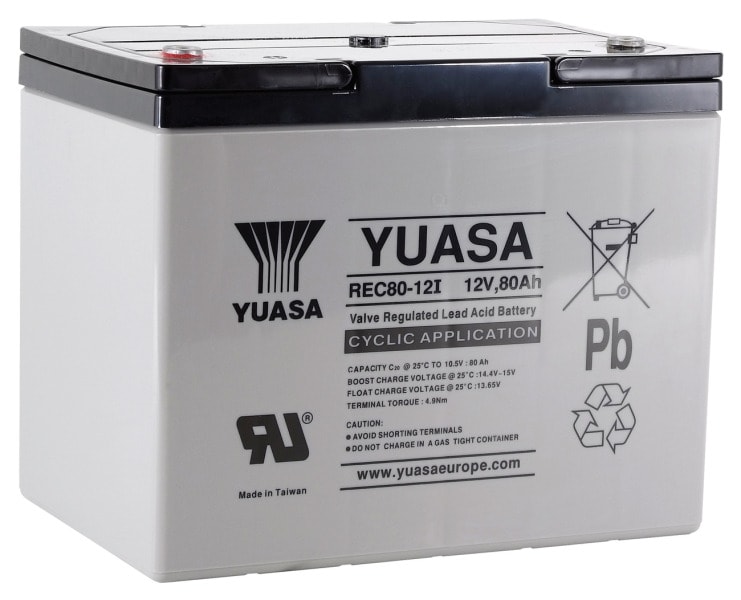 HÜCKMANN - Bleiakku 12V 80Ah REC80-12