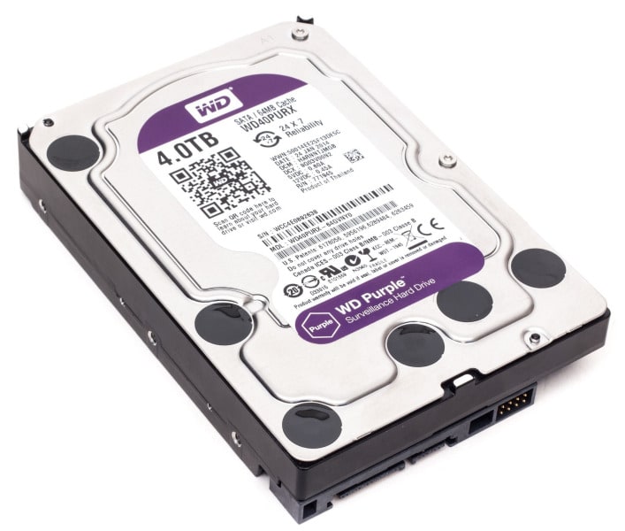 VIDERA - Festplatte SATA 24/7 speziell für Videoüberwachung 4000GB