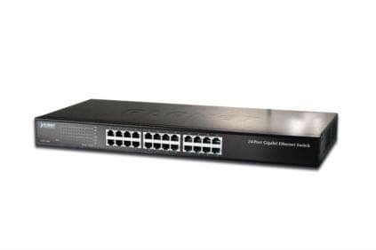PLANET - Gbit Switch 19'' 24x10/100/1000Mbit unmanaged