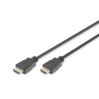 DIGITUS - HDMI Anschlusskabel HDMI/ST<>HDMI/ST, mit Ethernet, 2K, 5m, sw