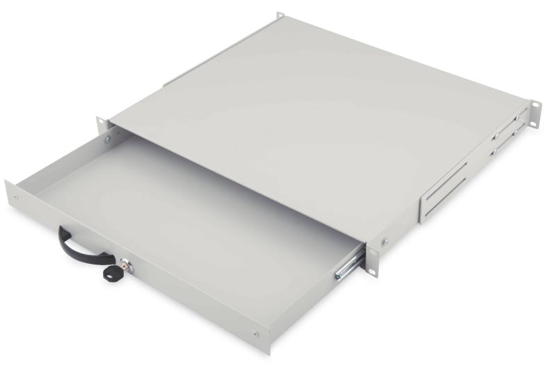 DIGITUS - 19'' Tastatureinschub 1HE RAL7035