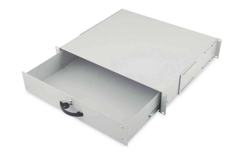 DIGITUS - 19'' Dokumentenlade 2HE RAL7035