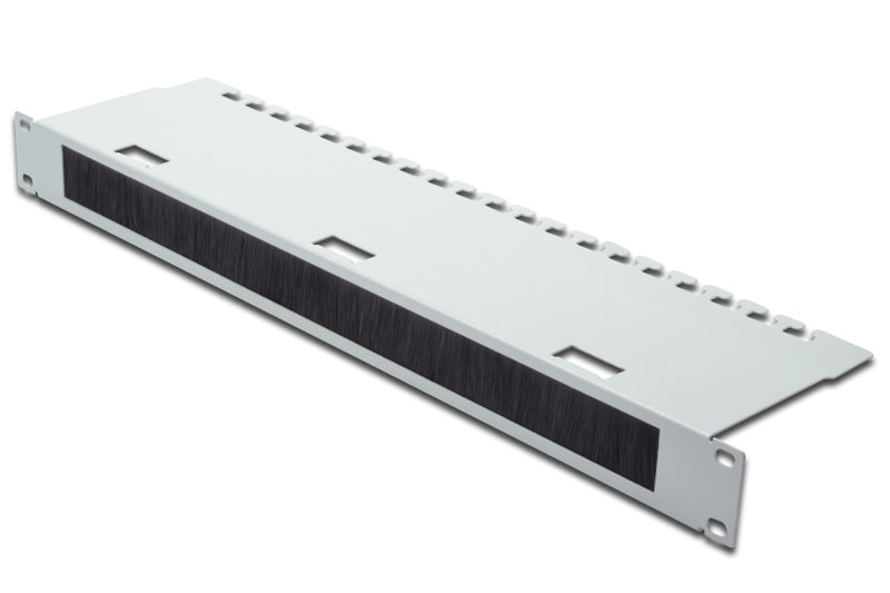 DIGITUS - 19'' Kabeldurchführungspanel 1HE RAL7035