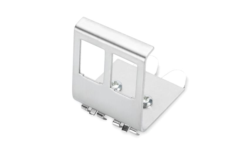 DIGITUS - Hutschienenadapter 2-Port leer f. Keystone Module
