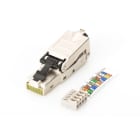 DIGITUS - Feldkonfektionierbarer RJ45 Stecker Kat.6A geschirmt PoE+
