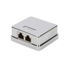 DIGITUS - Keystone Mini-Aufputzdose 2-Port CAT.6A geschirmt