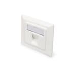 DIGITUS - Keystone Datendose 1-Port UP leer designkompatibel RAL9010