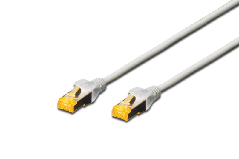 DIGITUS - Patchkabel Kat.6A S/FTP LSZH 10m grau