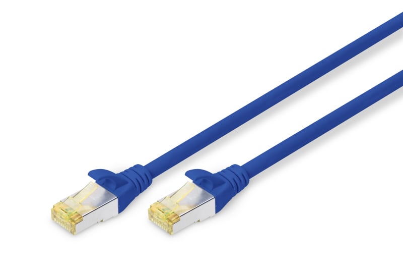 DIGITUS - Patchkabel Kat.6A S/FTP LSZH 5m blau