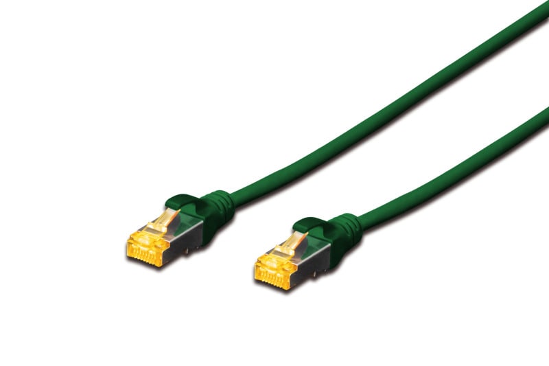 DIGITUS - Patchkabel Kat.6A S/FTP LSZH 3m grün
