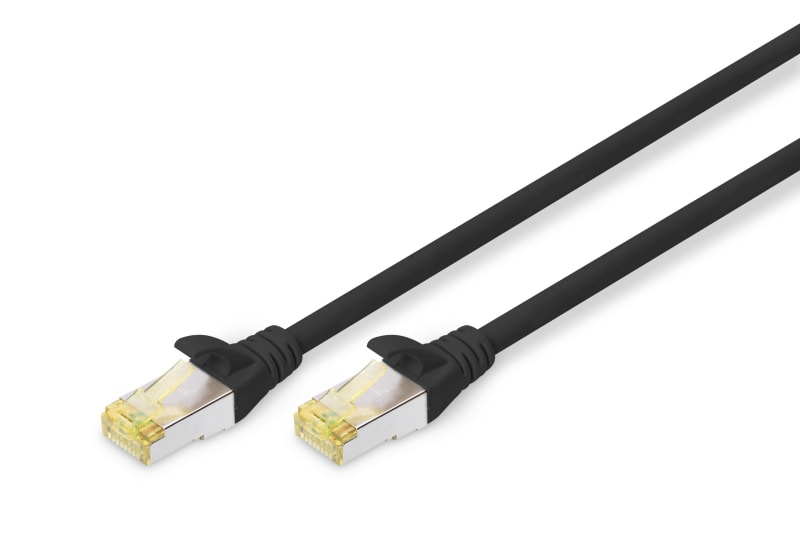 DIGITUS - Patchkabel Kat.6A S/FTP LSZH 7m schwarz