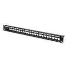 DIGITUS - 19'' Patchpanel Keystone 24-Port 1HE leer RAL9005