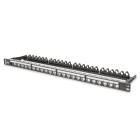 DIGITUS - 19'' Patchpanel Keystone 24-Port 0,5HE leer RAL9005