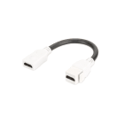 DIGITUS - 19'' Patchpanel Keystone Adapter für HDMI 2.0 Buchse/Buchse