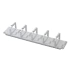 DIGITUS - 19'' Rangierpanel 2HE 5 Bügel Stahl RAL7035