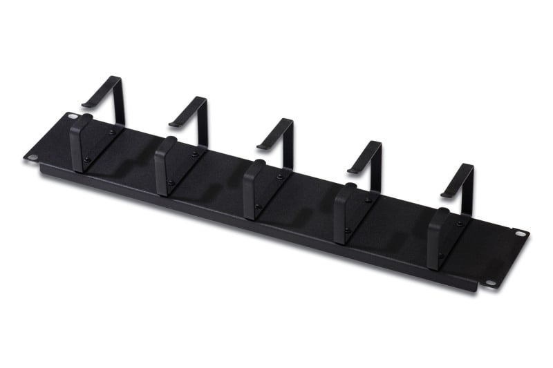 DIGITUS - 19'' Rangierpanel 2HE 5 Bügel Stahl RAL9005