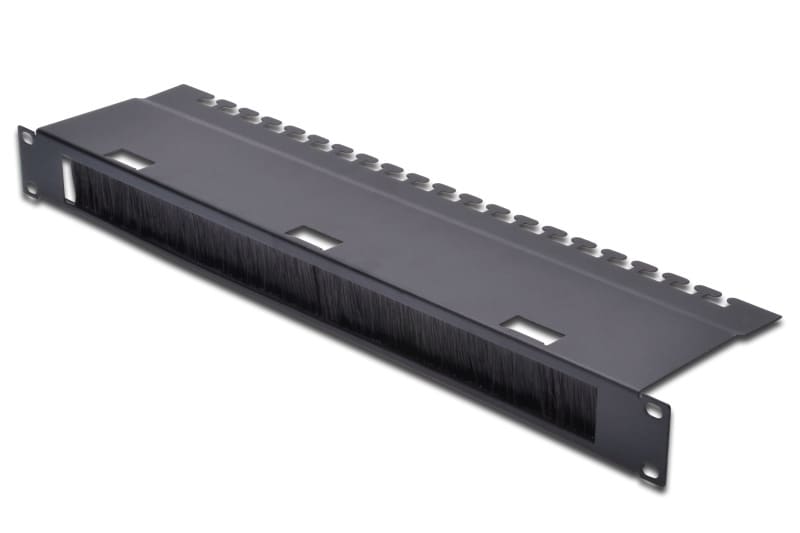 DIGITUS - 19'' Kabeldurchführungspanel 1HE RAL9005