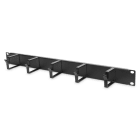DIGITUS - 19'' 1HE Rangierpanel mit 5x Stahlbügel 40x60mm RAL9005