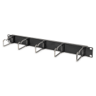 DIGITUS - 19'' 1HE Rangierpanel mit 5x Stahlringe 40x75mm RAL9005