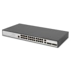 DIGITUS - Gbit Switch 19'' 24x10/100/1000Mbit unmanaged 4xSFP Slot