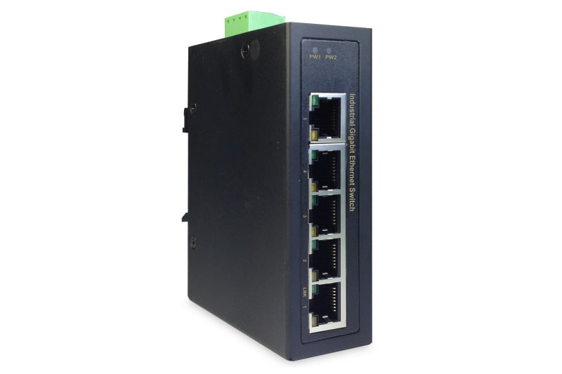 DIGITUS - Industrial Gbit Switch 5x10/100/1000MBit unmanaged -40 bis 85°C